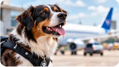 Illustration of pet travel preparation step 3
